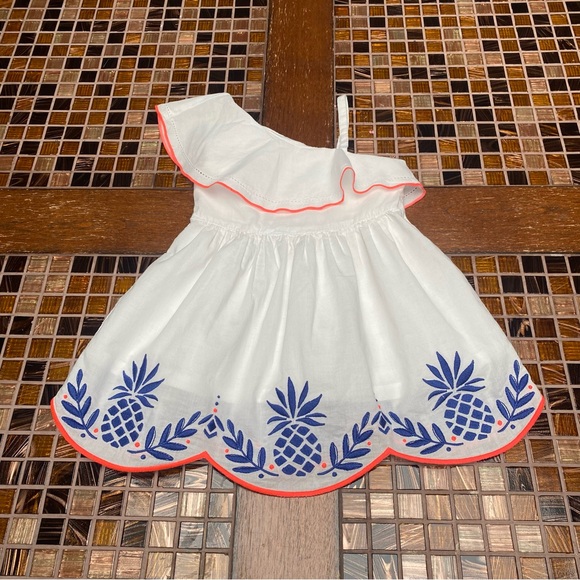 Janie and Jack Pretty and Paradise Collection Pineapple Dress - Picture 3 of 9